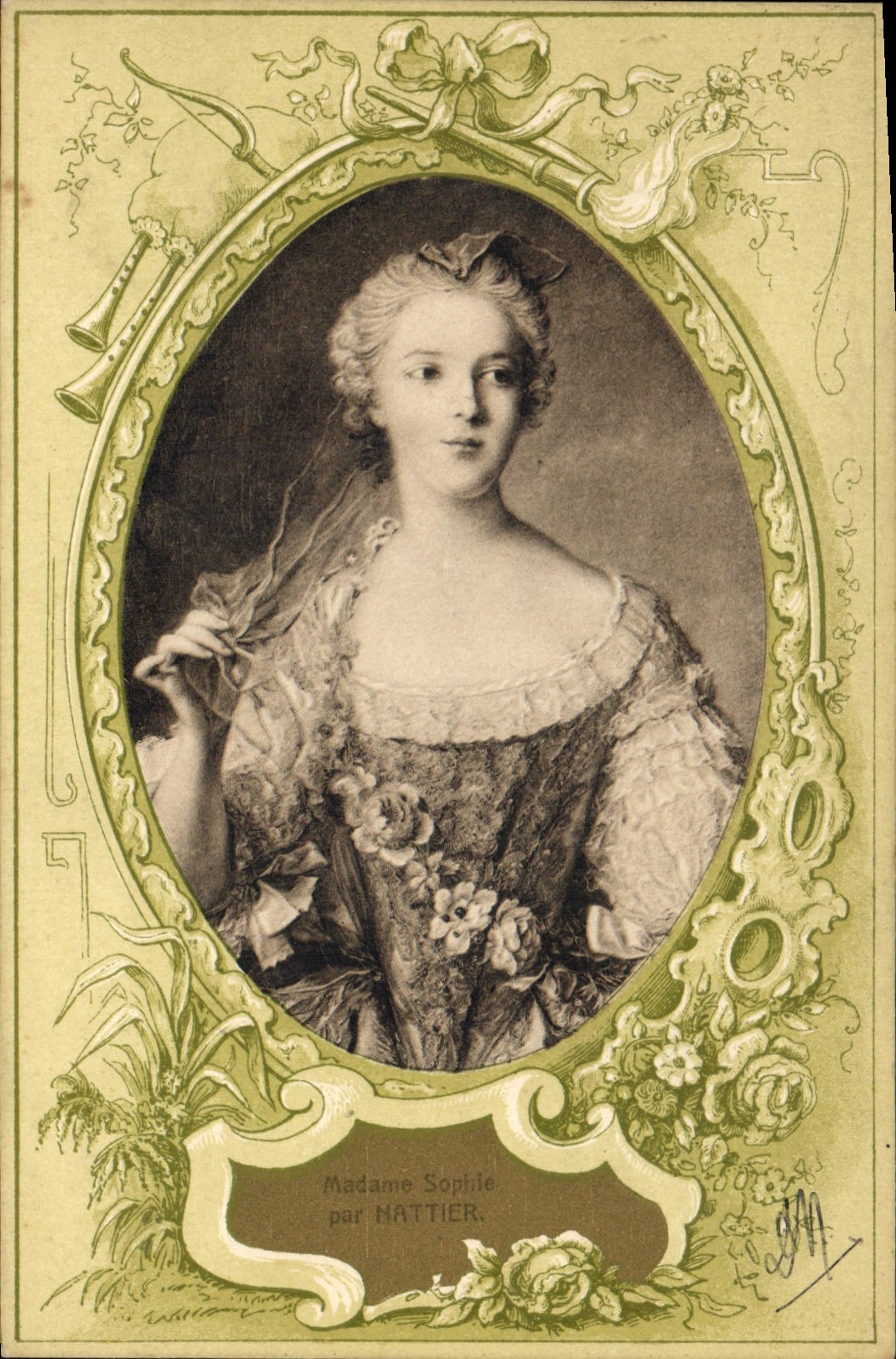 CPA Madame Sophie pae Nattier 