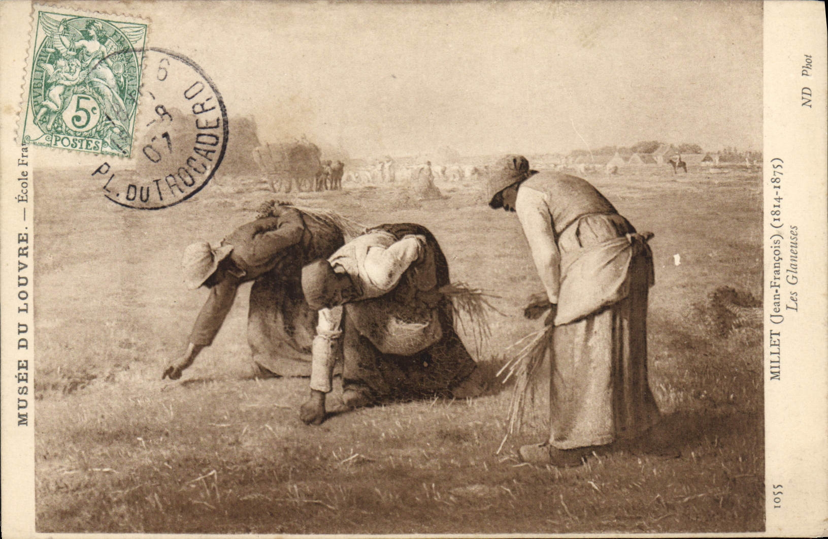 CPA Musee du Louvre Millet Jean Francois 1814 1875 