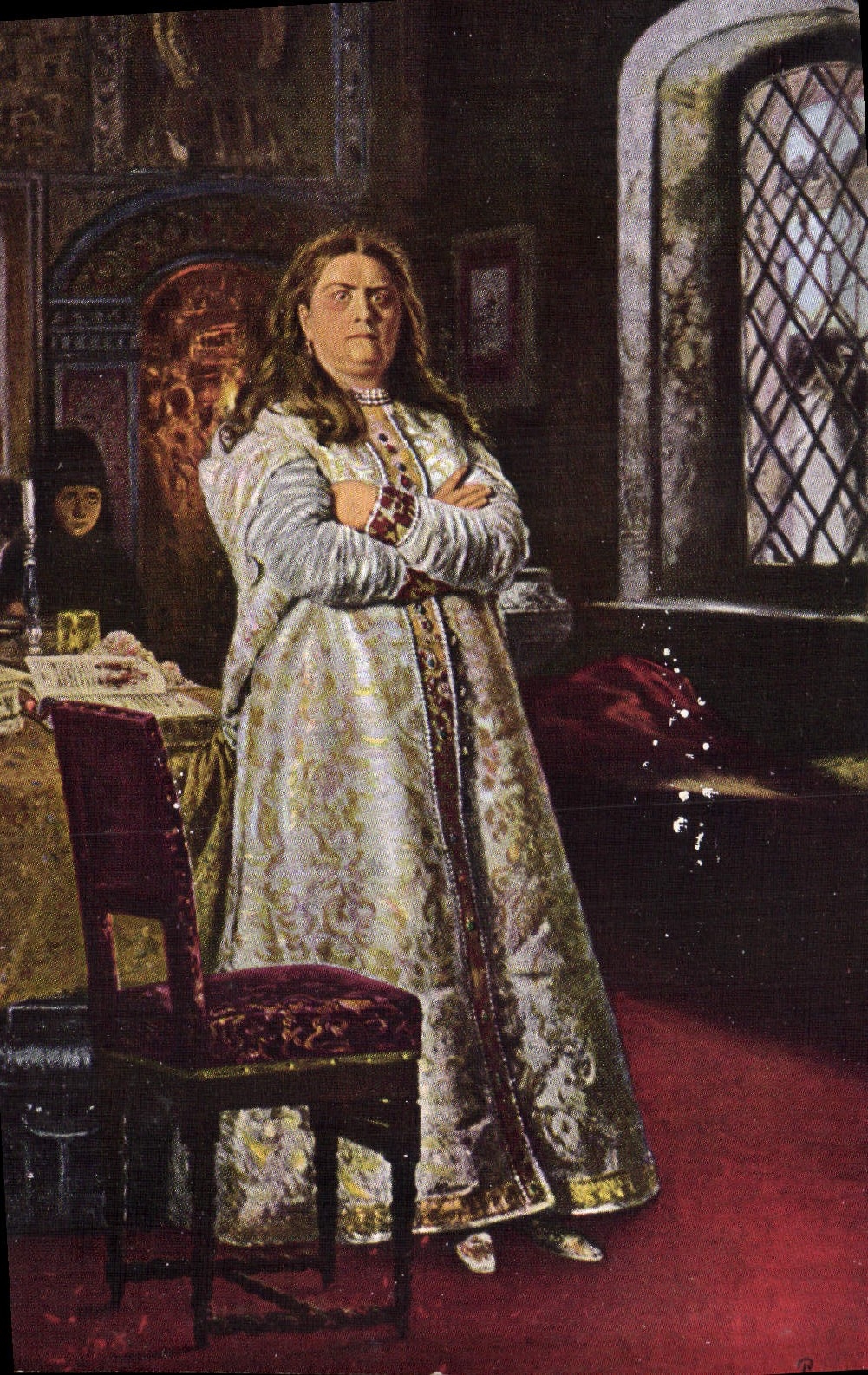 CPA Repine Tsarevna Sophie Russie Russia