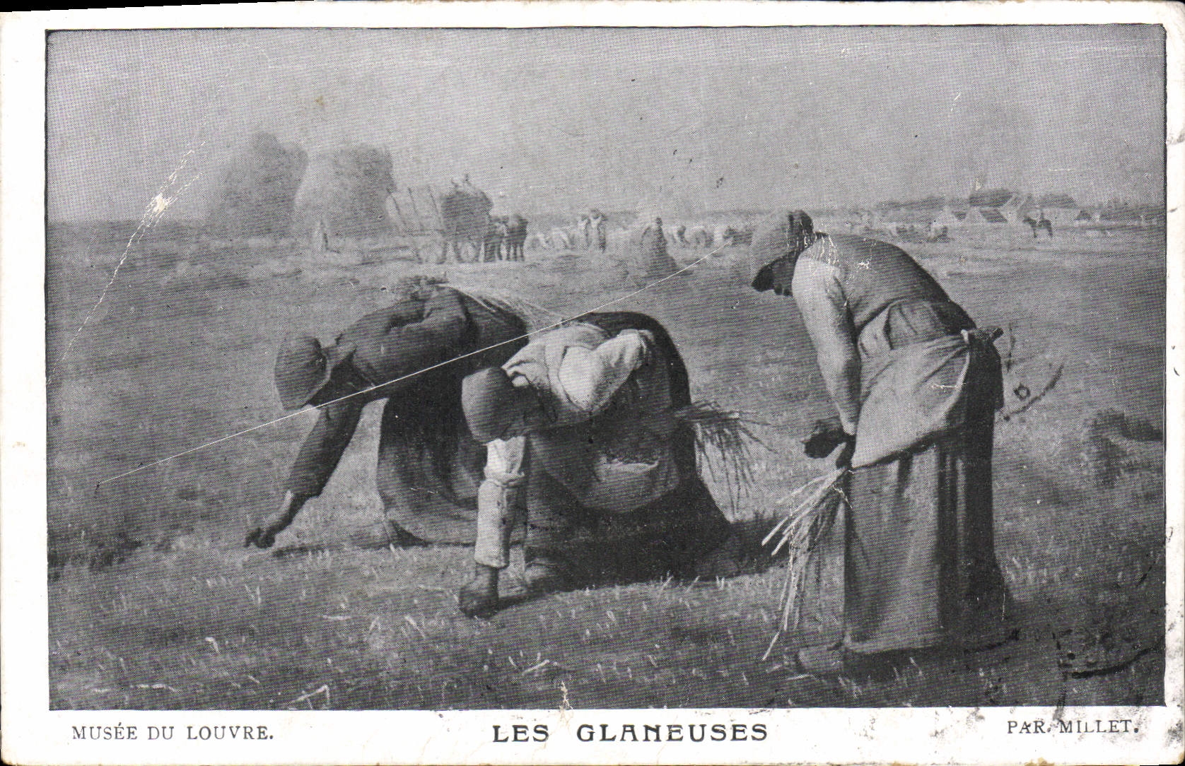 CPA Musee du Louvre Les Glaneuses 