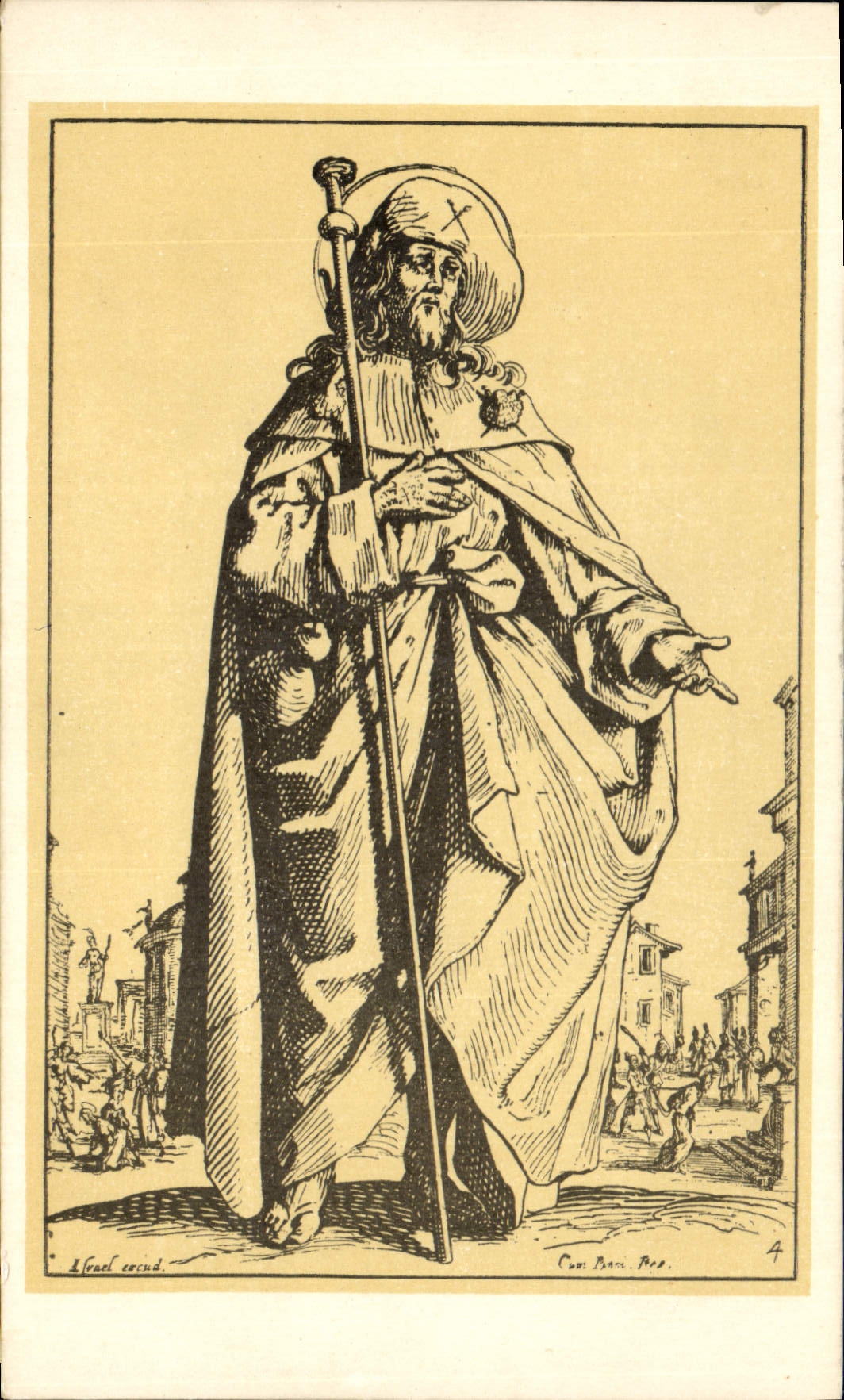 CPA Jacques Callot L apotre Saint Jacques 