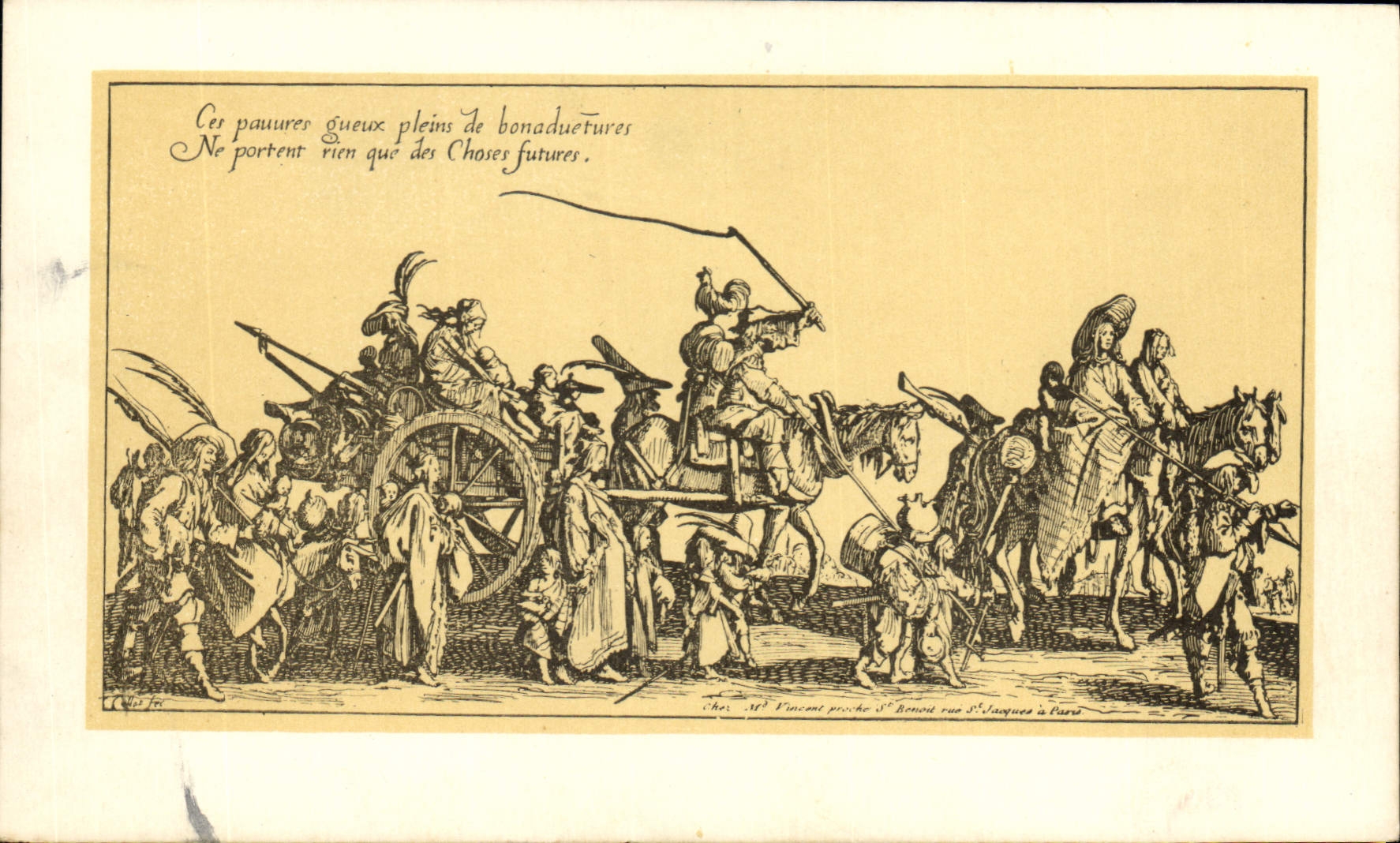CPA Jacques Callot Les Bohemiens l'avant garde 
