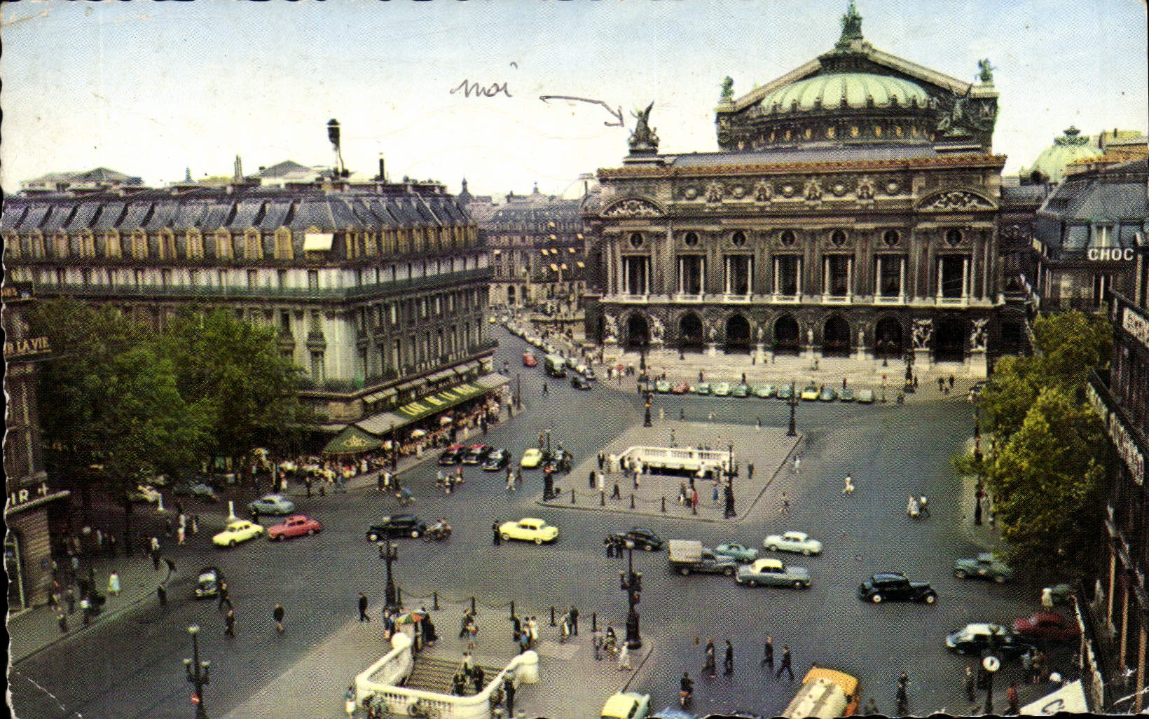CPA Paris La Place de l'Opera 
