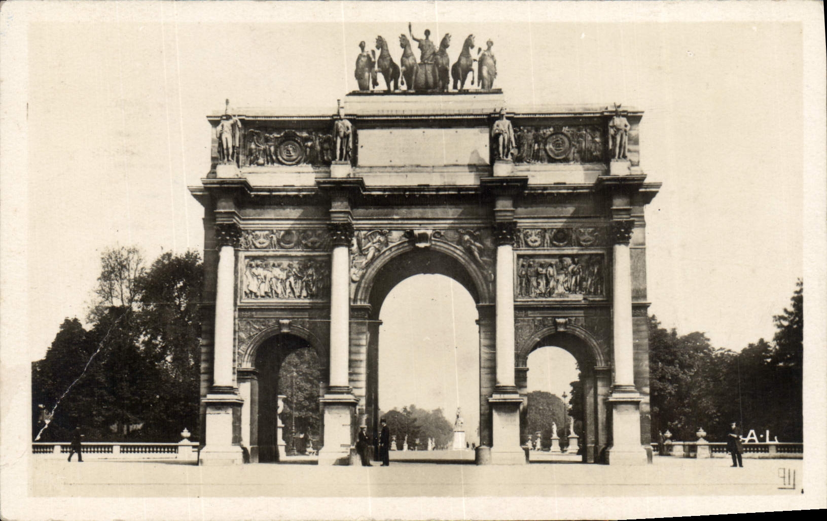 CPA Paris et ses Merveilles Arc de Triomphe du Carrousel 
