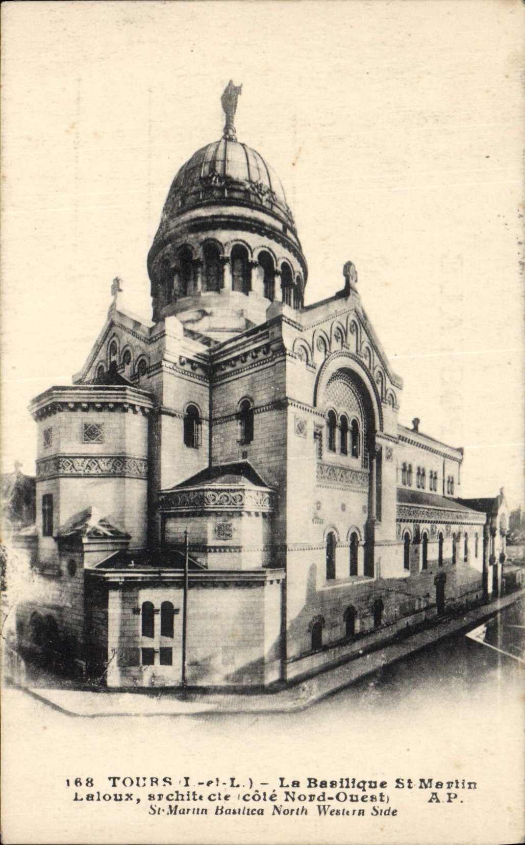 CPA La Basilique St Merlin Laloux Tours