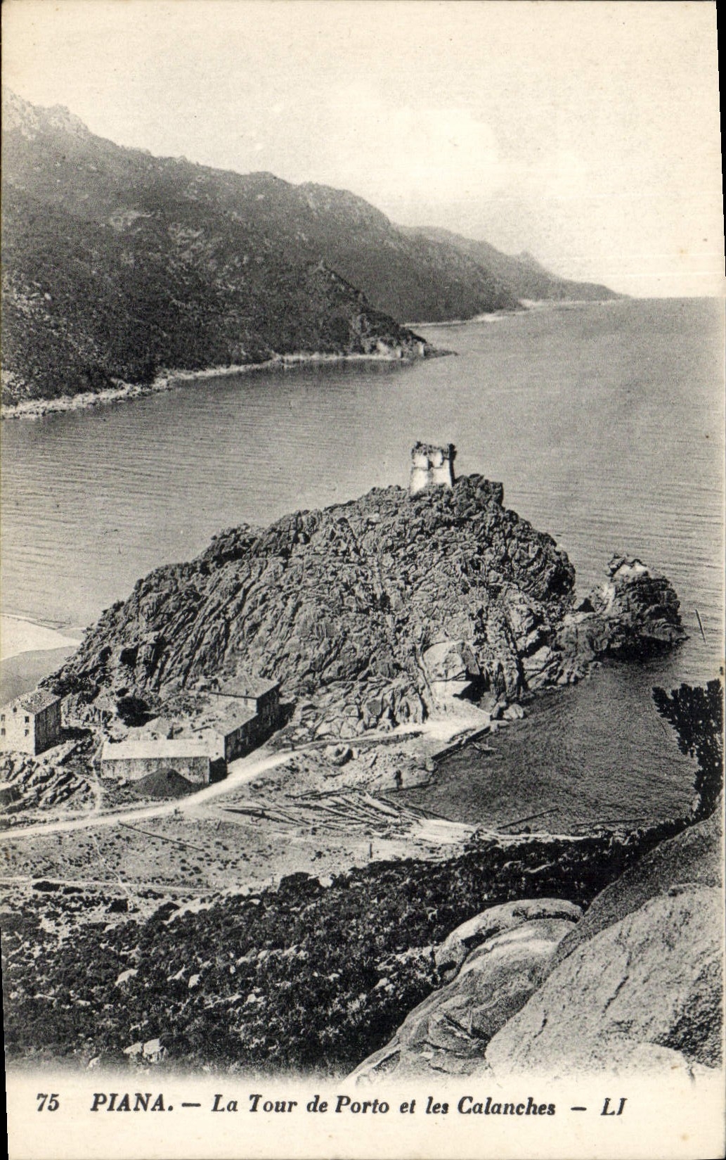 CPA Piana La Tour de Porto et les Calanches