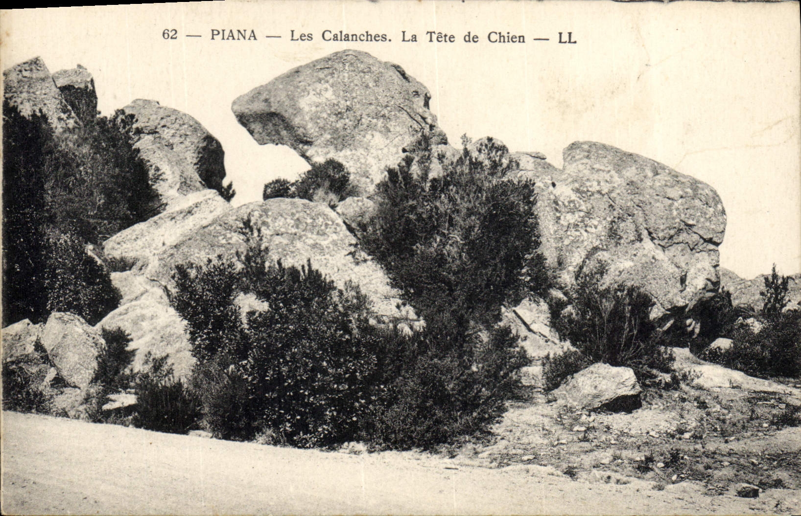 CPA Piana Les Calanches La Tete de Chien