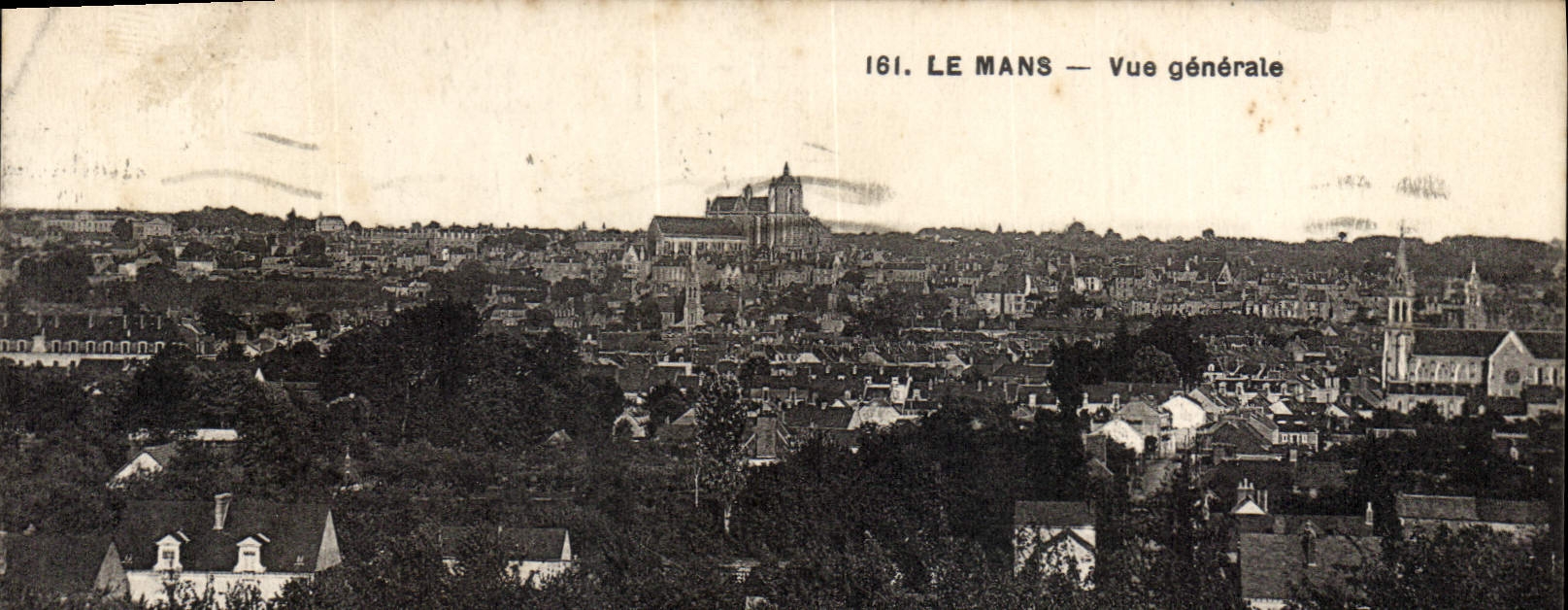 CPA Le Mans Vue Generale 