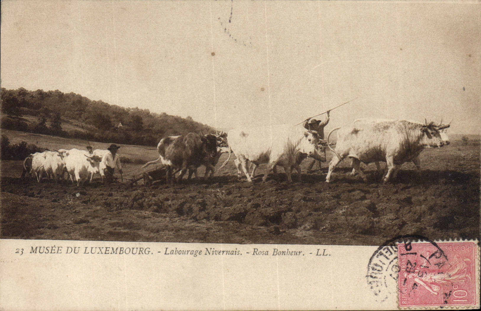 CPA Musee du Luxemburg Labourage Nivernais 