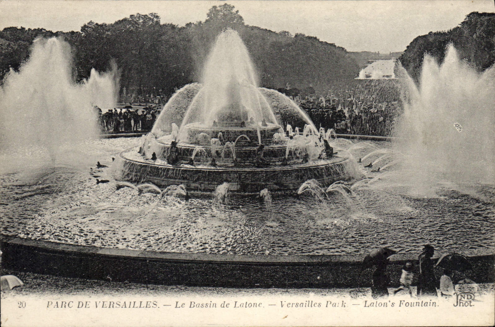 CPA Parc de Versailles Le Bassin de Latone Versailles