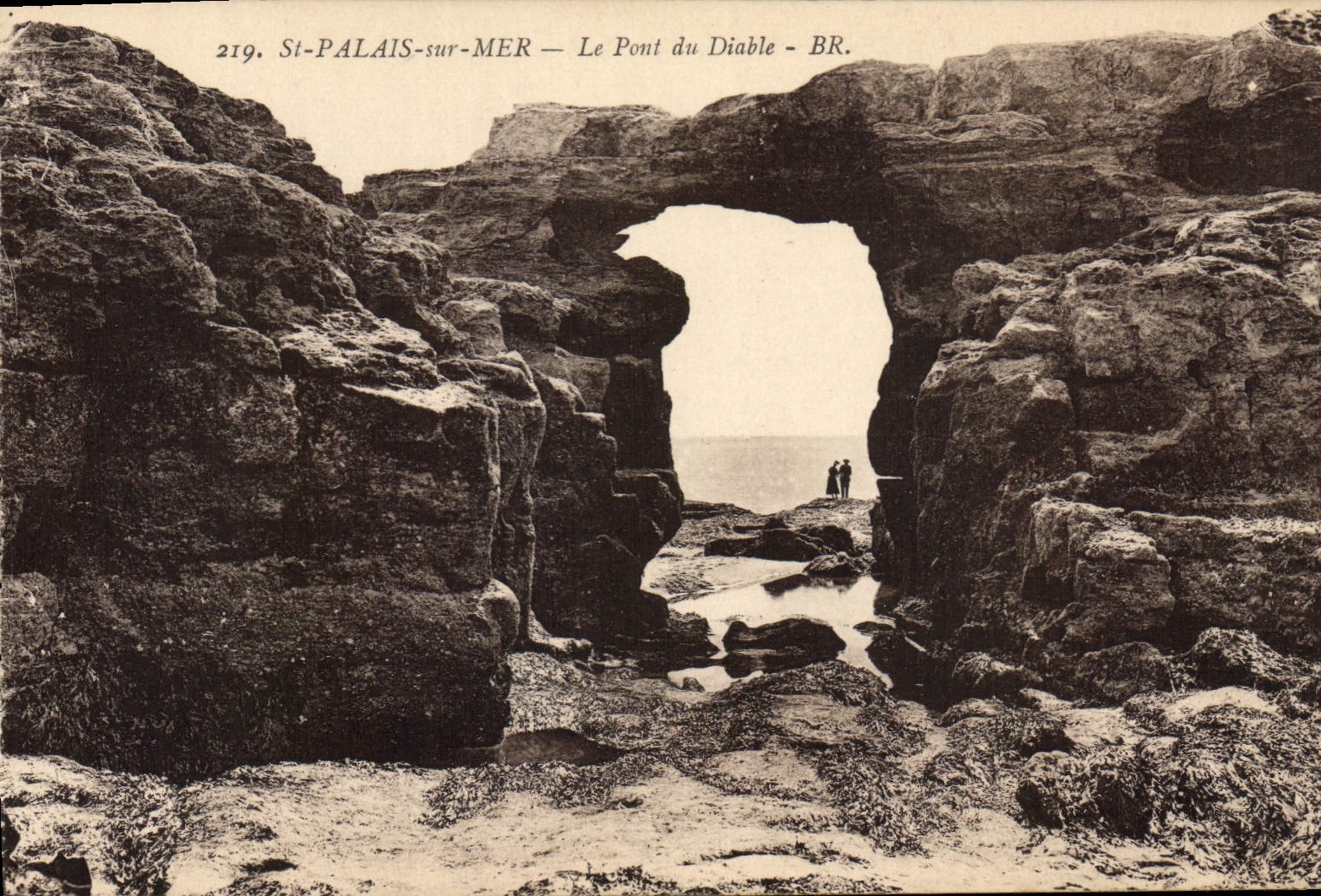 CPA St Palais sur Mer Le Pont du Diable