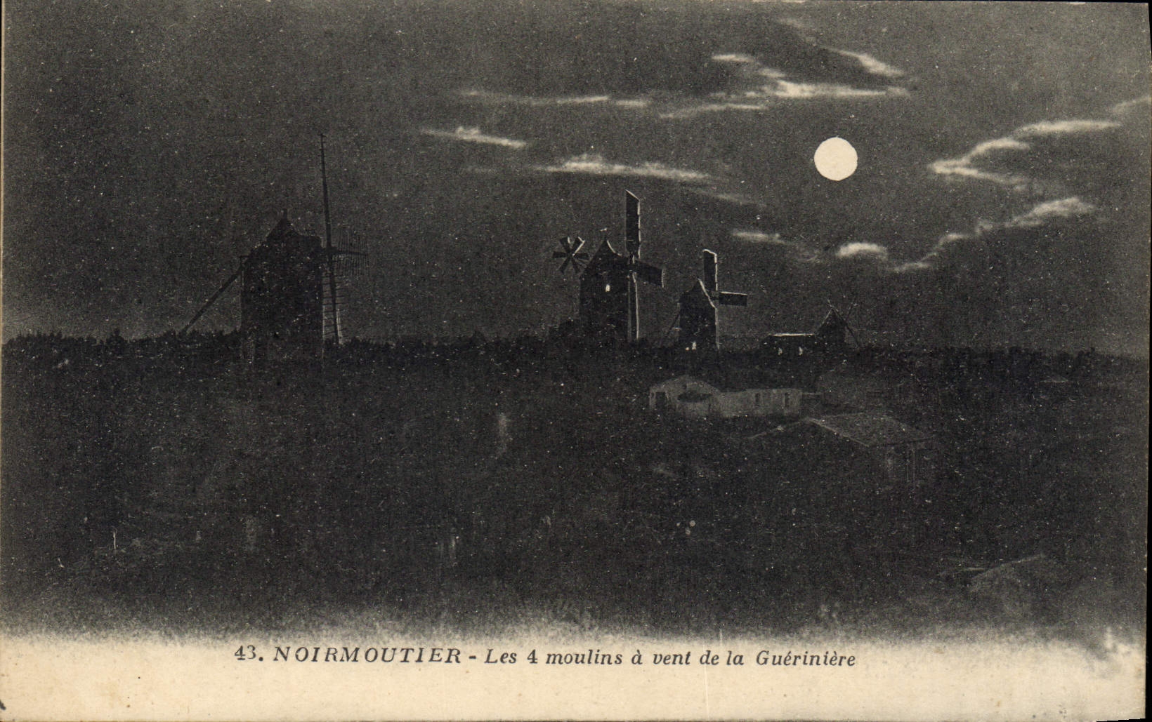 CPA Noirmoutier Les 4 moulins a vent de la Gueriniere 