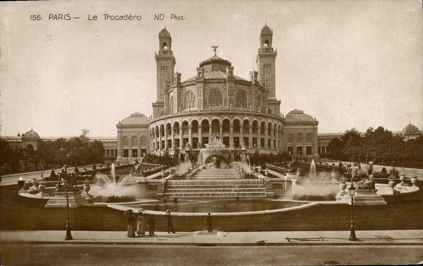 CPA Paris Le Trocadero 