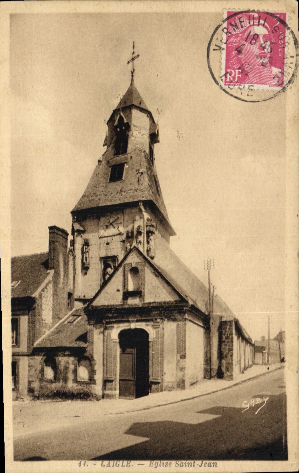 CPA Laigle Eglise Saint Jean 