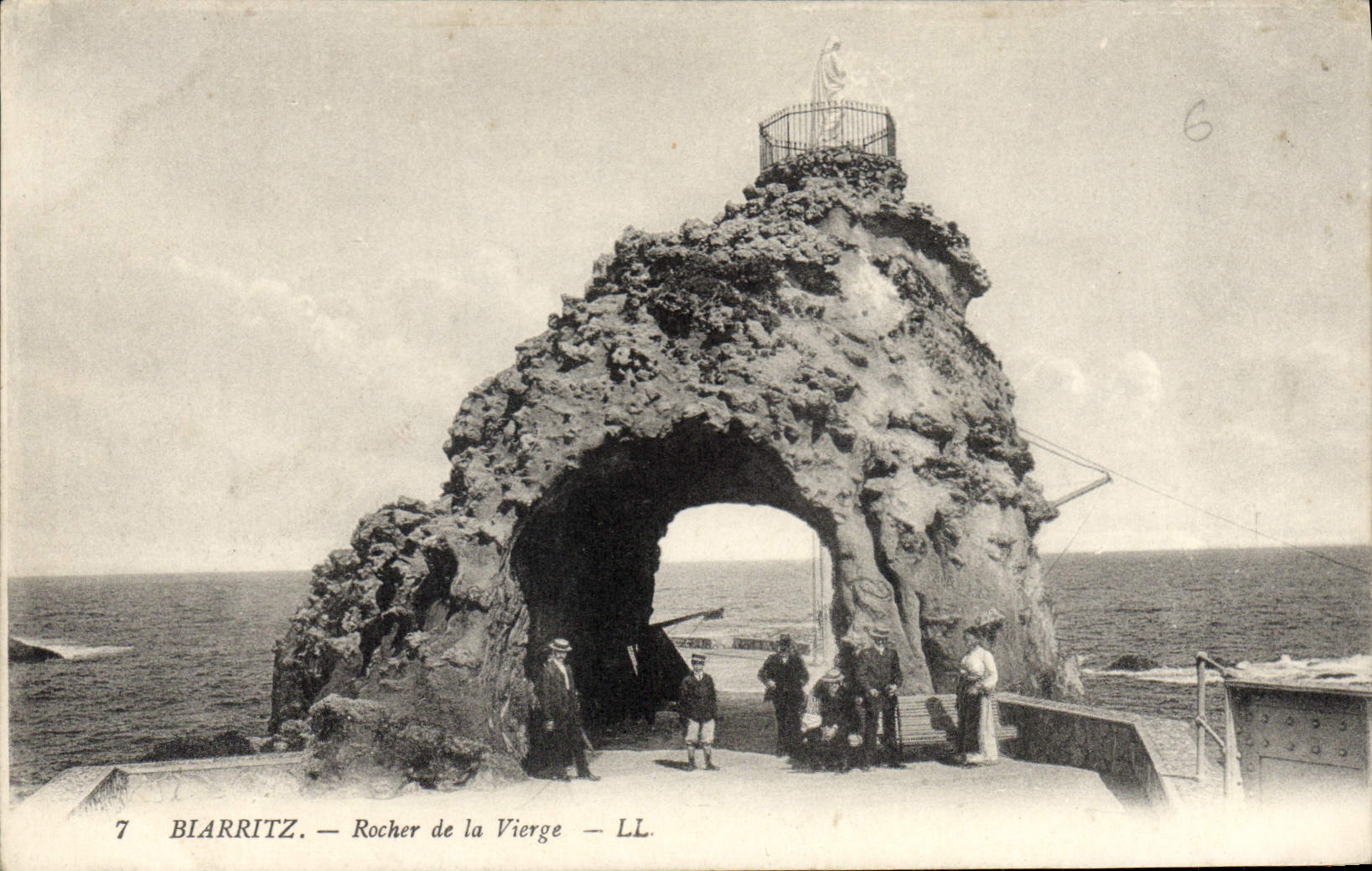 CPA Biarritz Rocher de la Vierge 