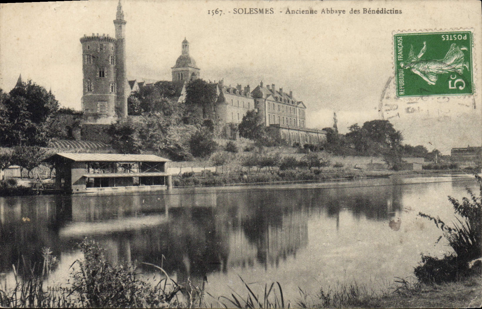 CPA Solesmes Ancienne Abbaye des Benedictins 