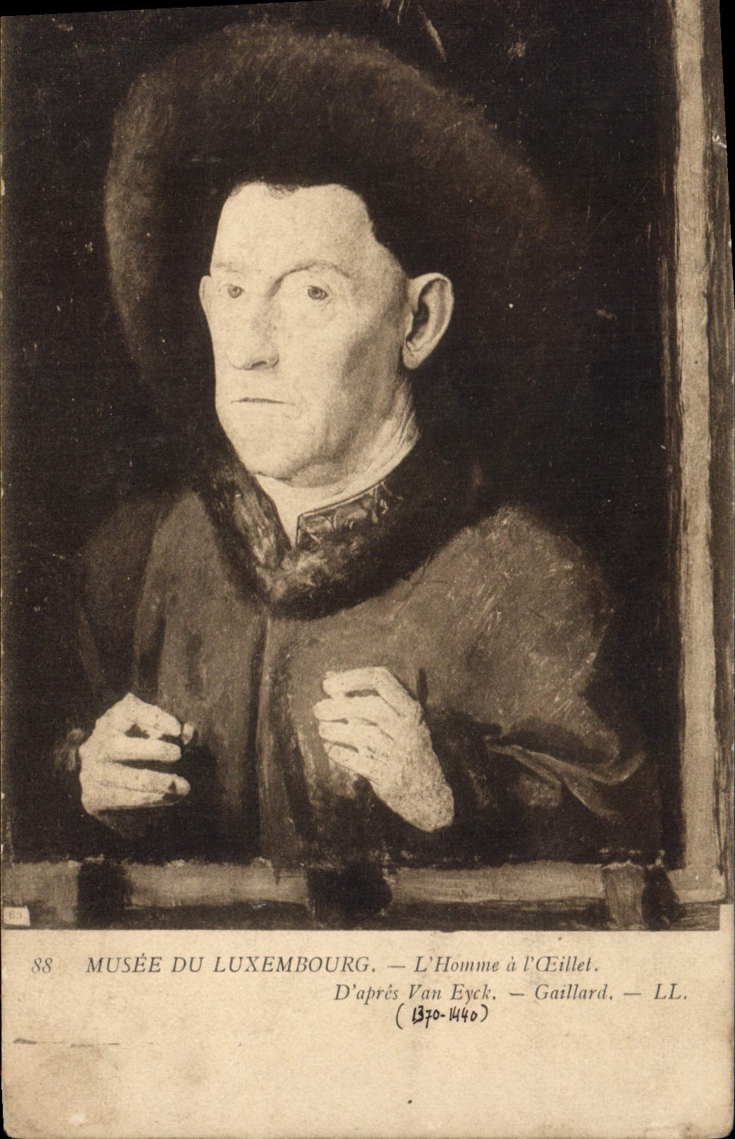 CPA Musee du Luxembourg L'Homme a l'Ceillet 