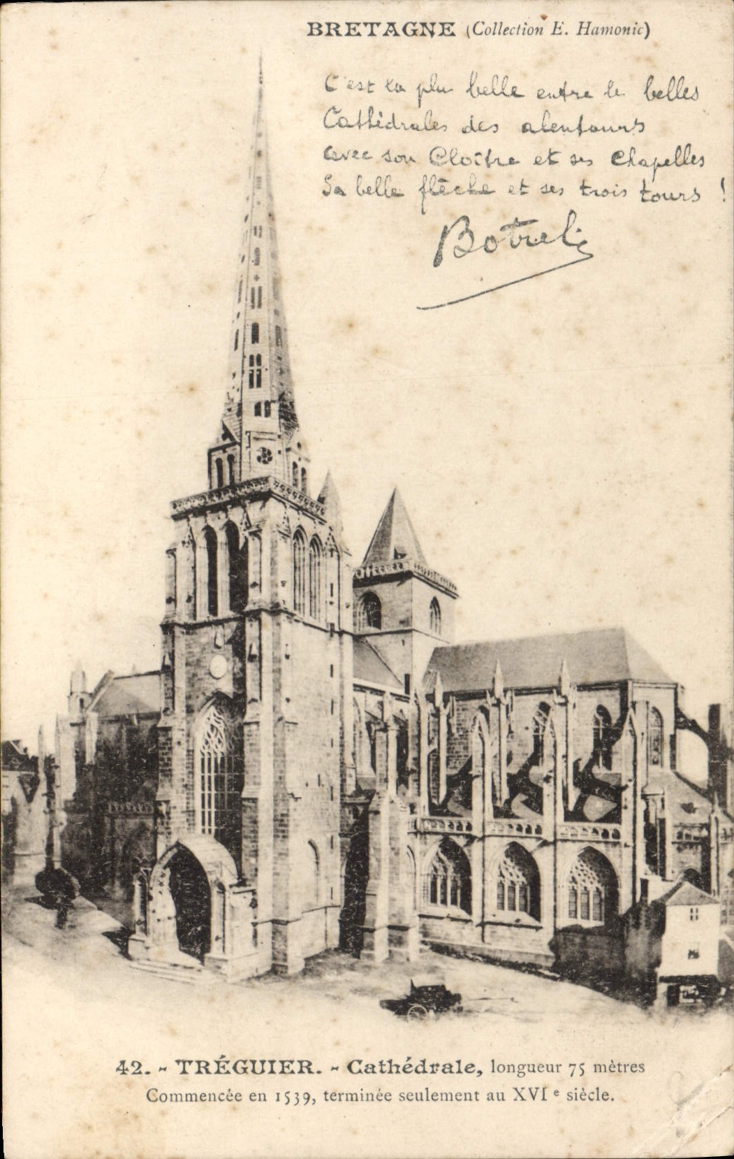 CPA Treguier Cathedrale 