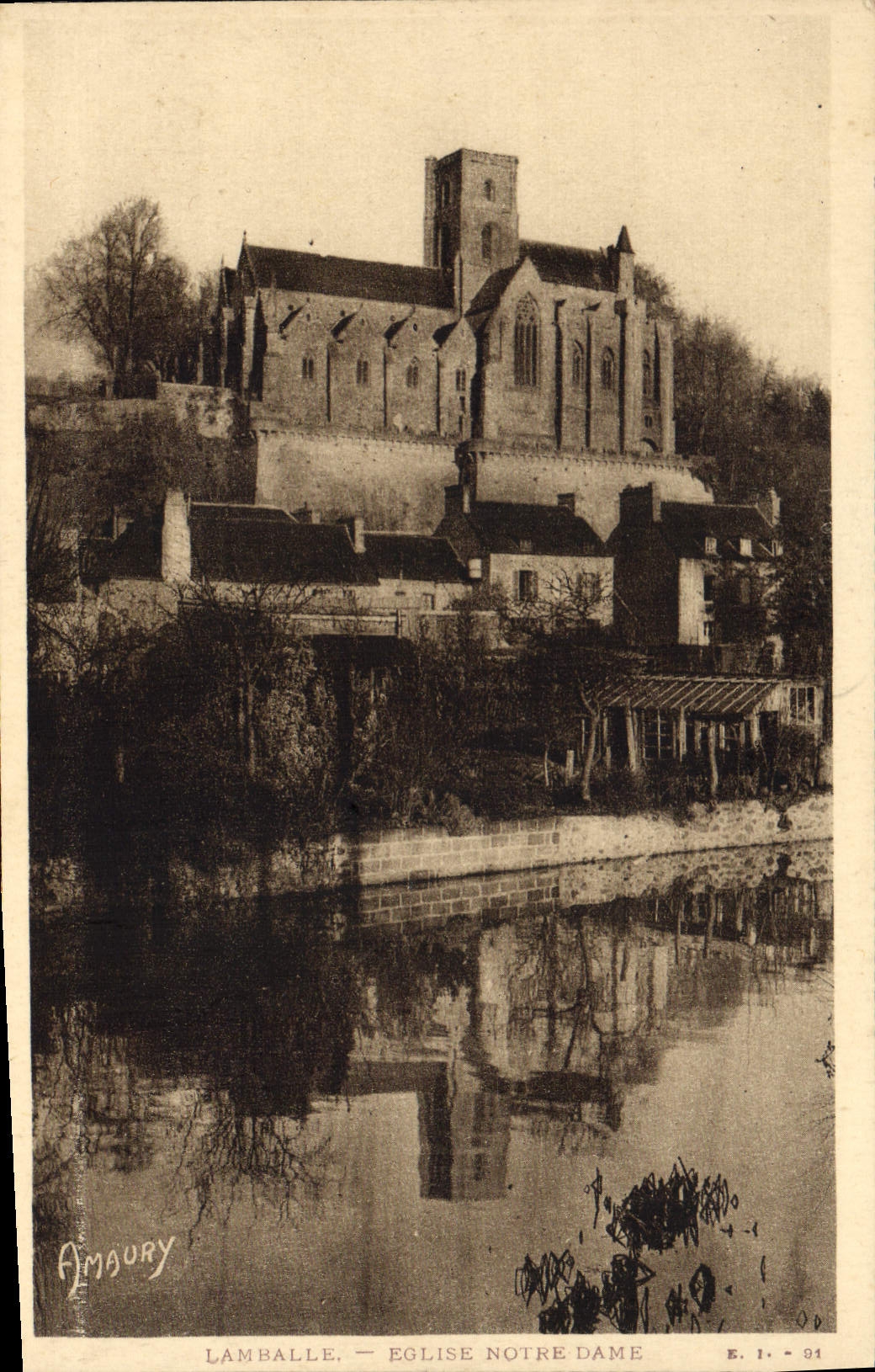 CPA Lamballe Eglise Notre Dame 