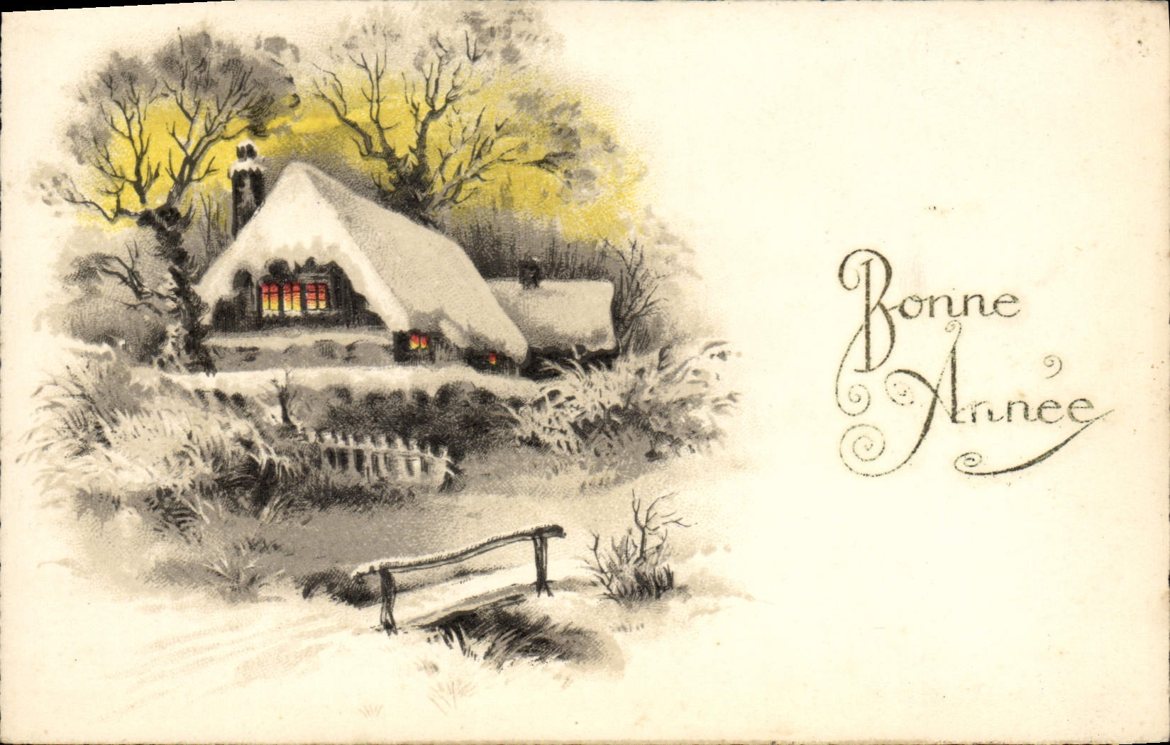 CPA Fantaisie Bonne Annee 