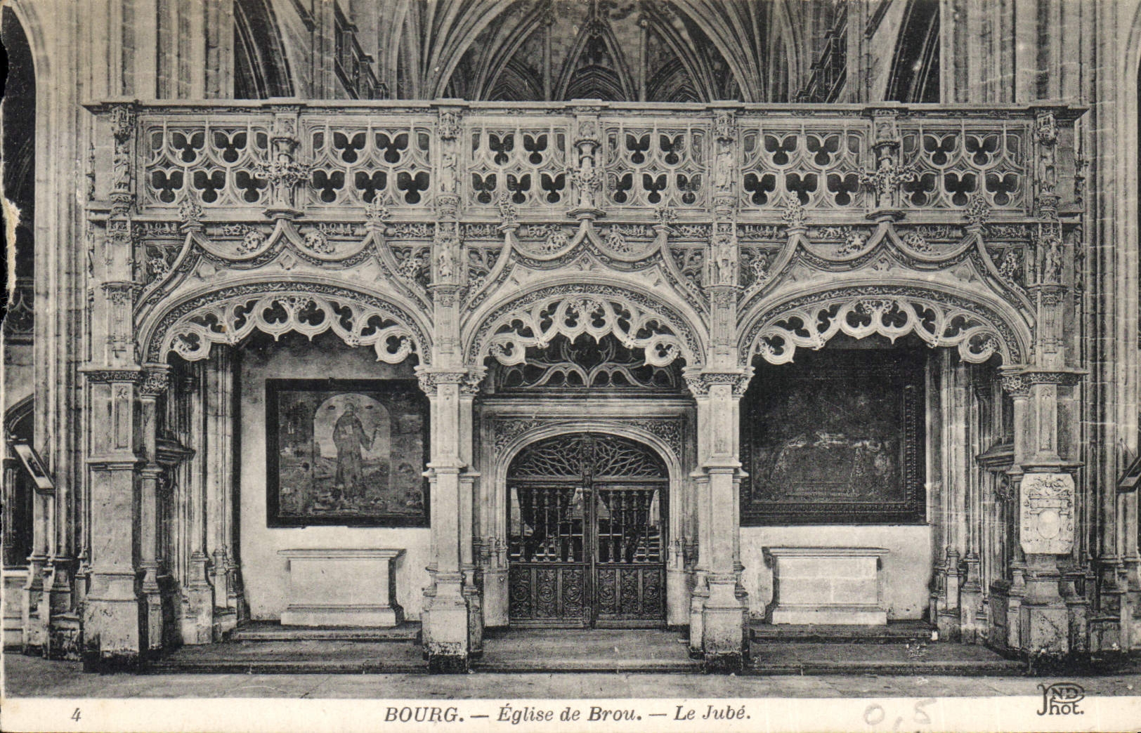 CPA Bourg Eglise de Brou Le Jube 