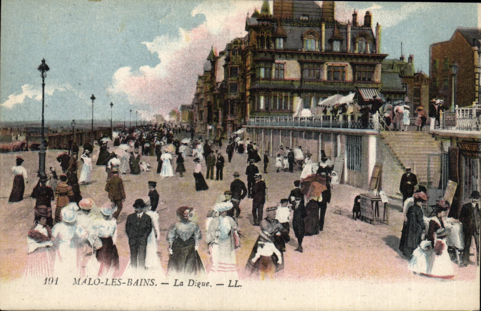 CPA Malo les Bains La Digue