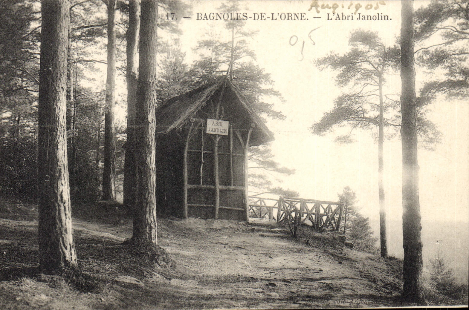 CPA Bagnoles de L'Orne L'Abri Janolin