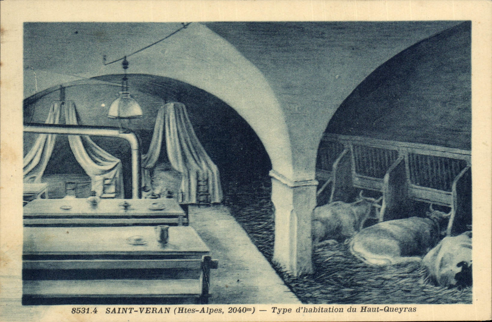 CPA Saint Veran (Htes Alpes 2040m) Type d'habitation du Haute Queyras