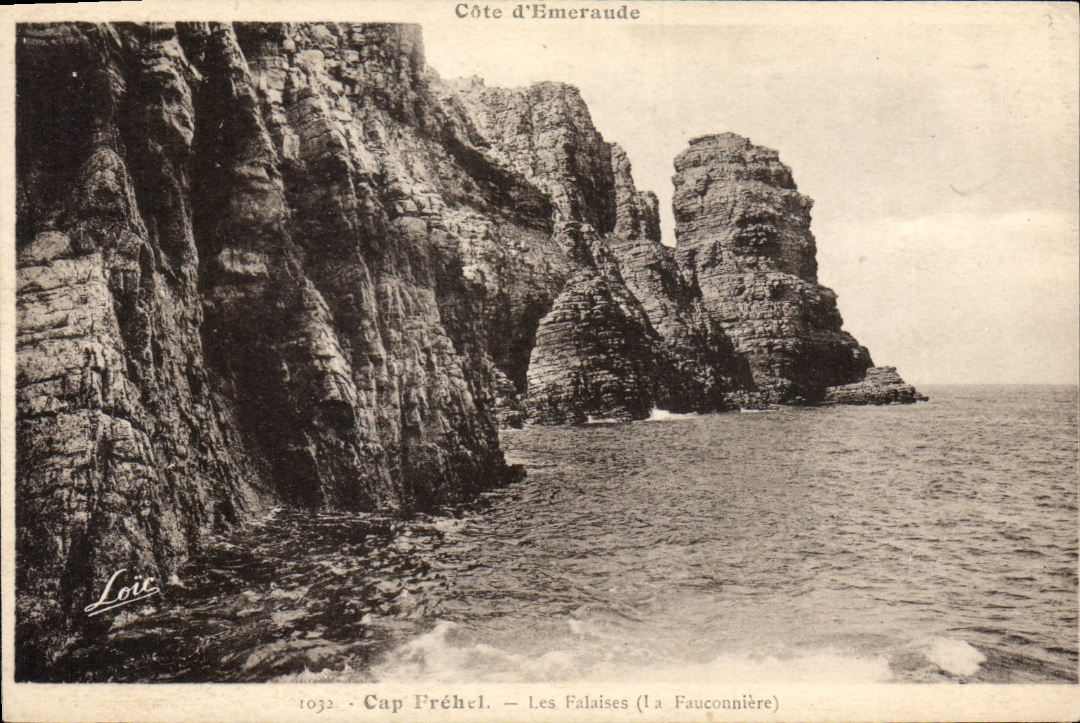 CPA Cap Frehel Les Falaises (La Fauconiere