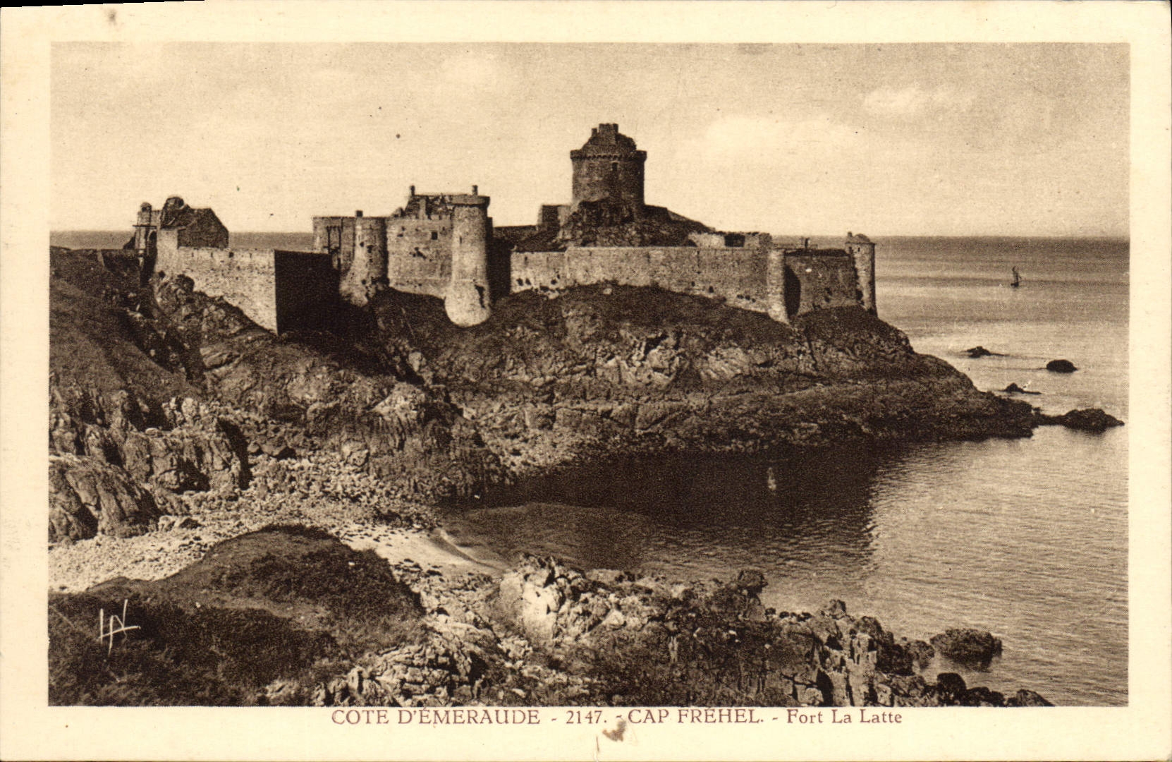 CPA Cap Frehel Fort La Latte Cote d'Emeraude