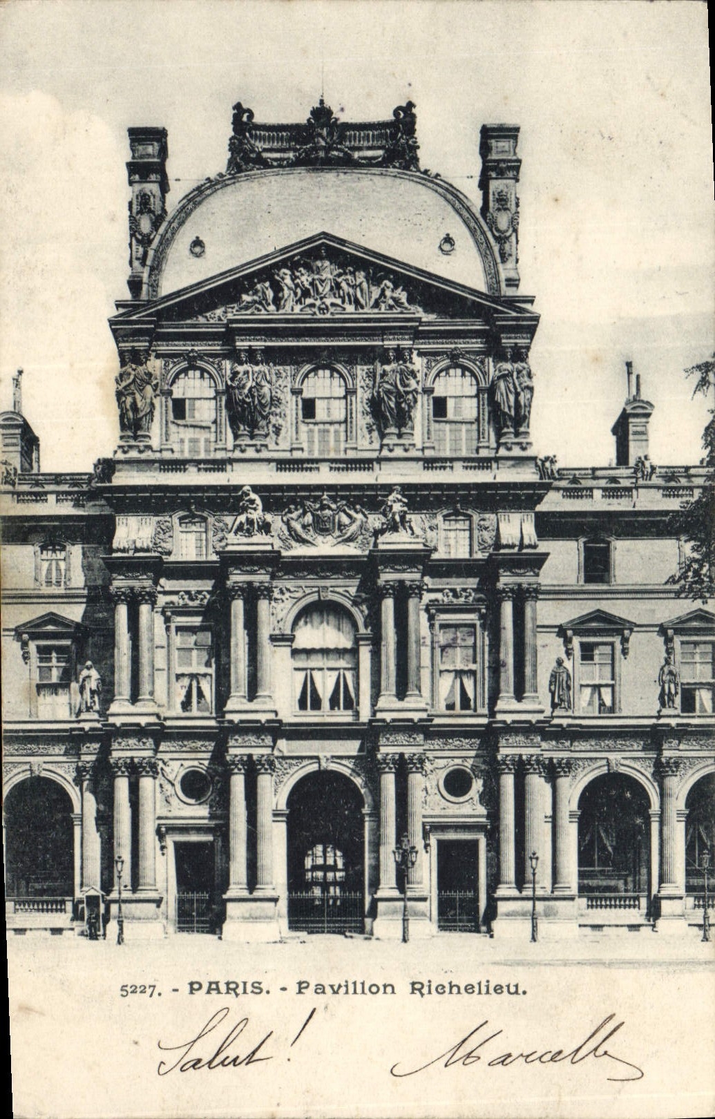 CPA Paris Pavillon Richelieu