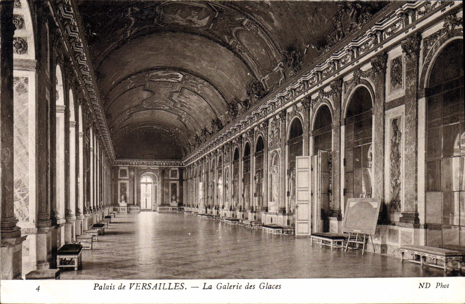 CPA Palais du Versailles La Galerie des Glaces