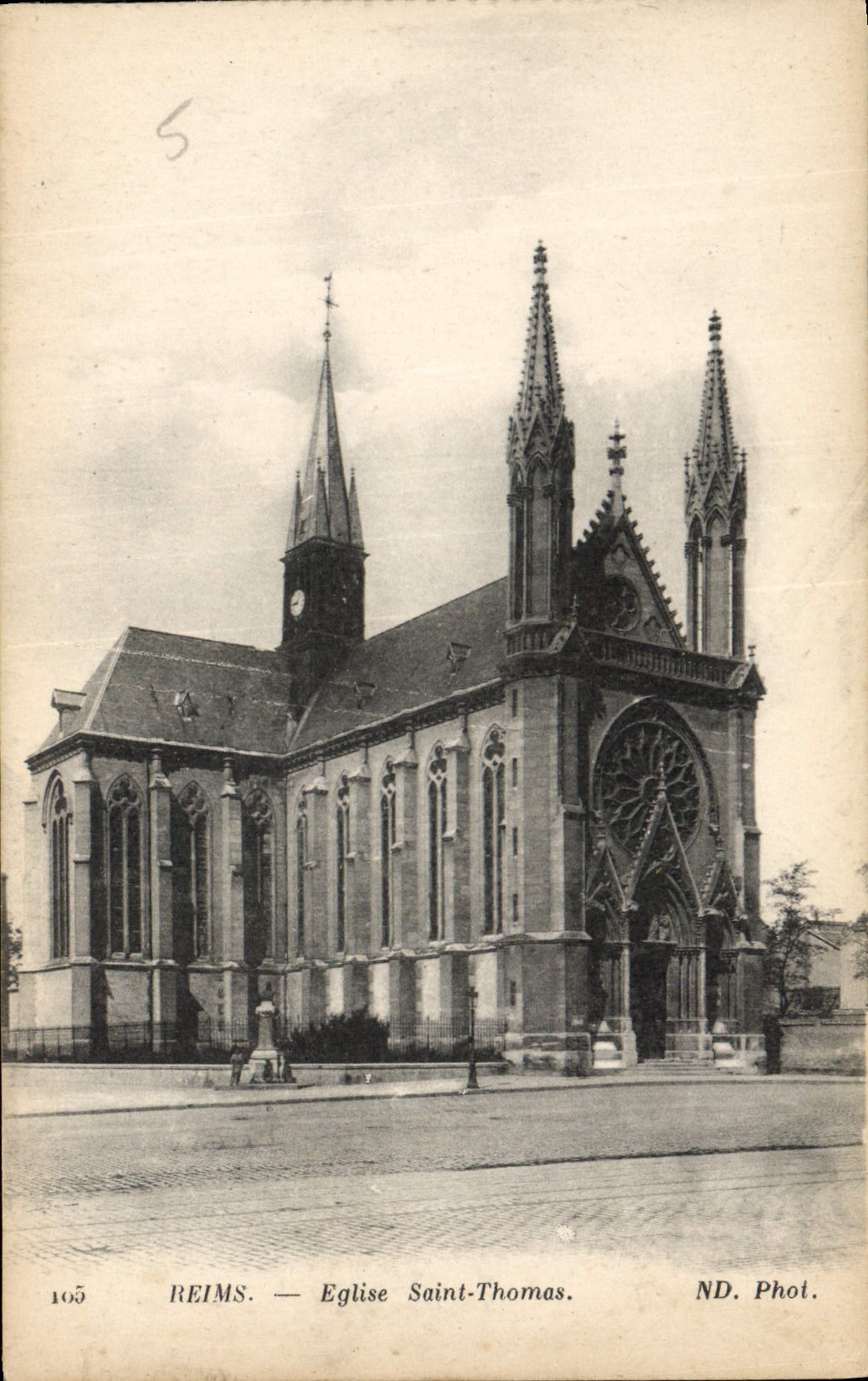 CPA Reims Eglise Saint Thomas