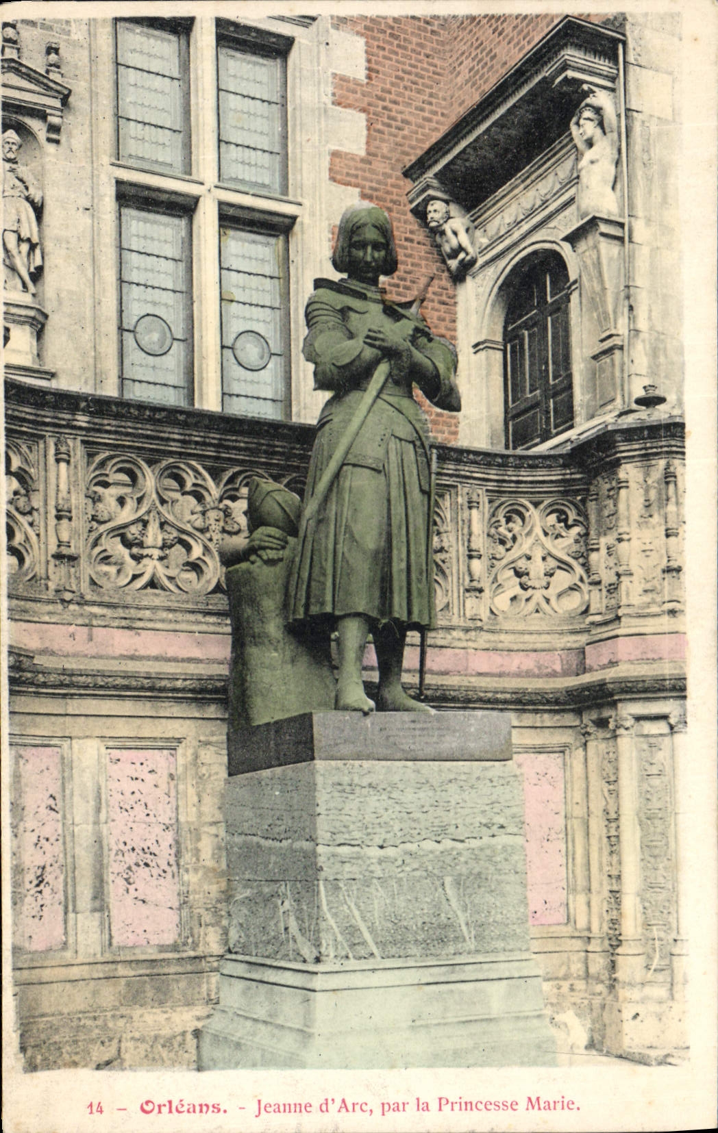 CPA Orleans Jeanne d'Arc par la Princesse Marie