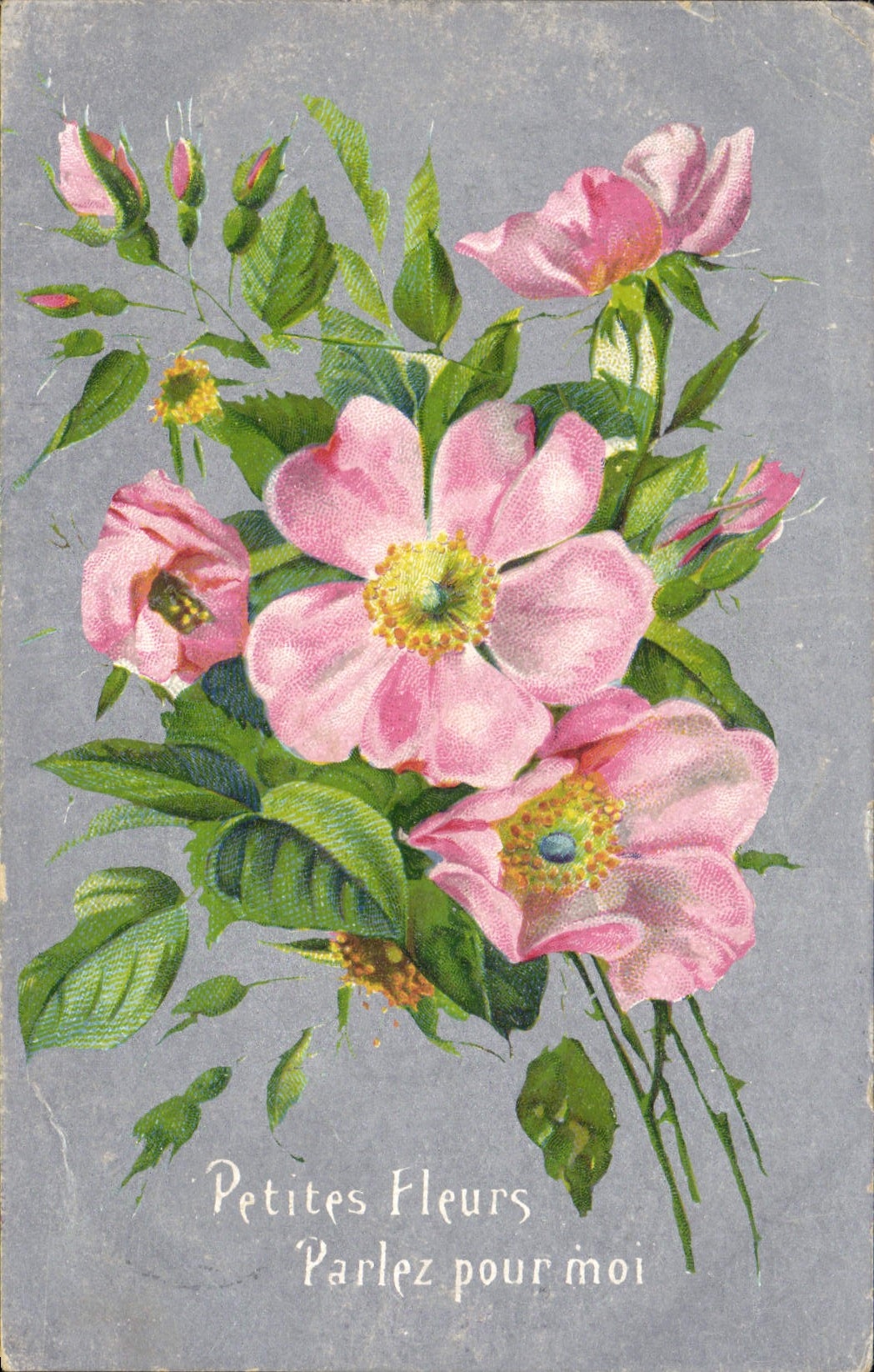 CPA Fantaisie Fleurs