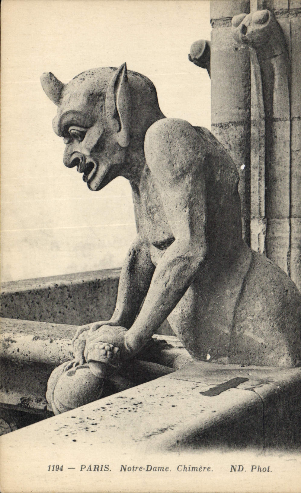 CPA Paris Notre Dame Chimere