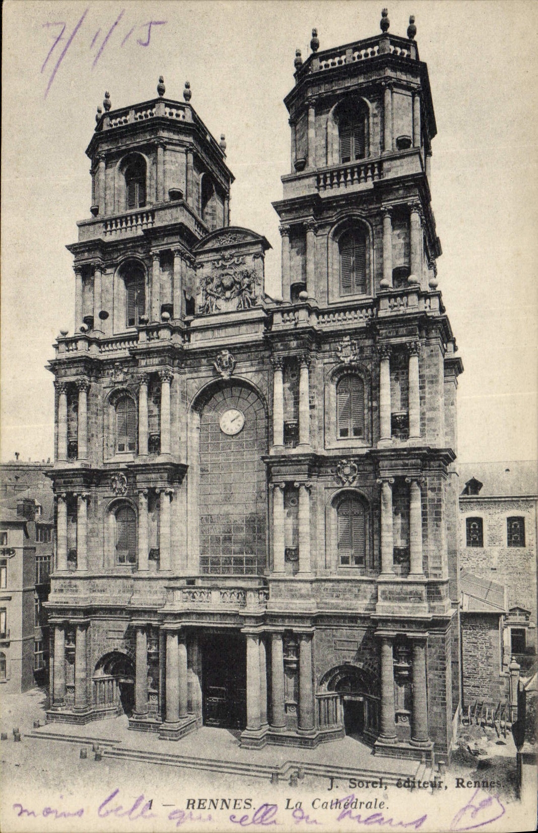 CPA Rennes La Cathedrale
