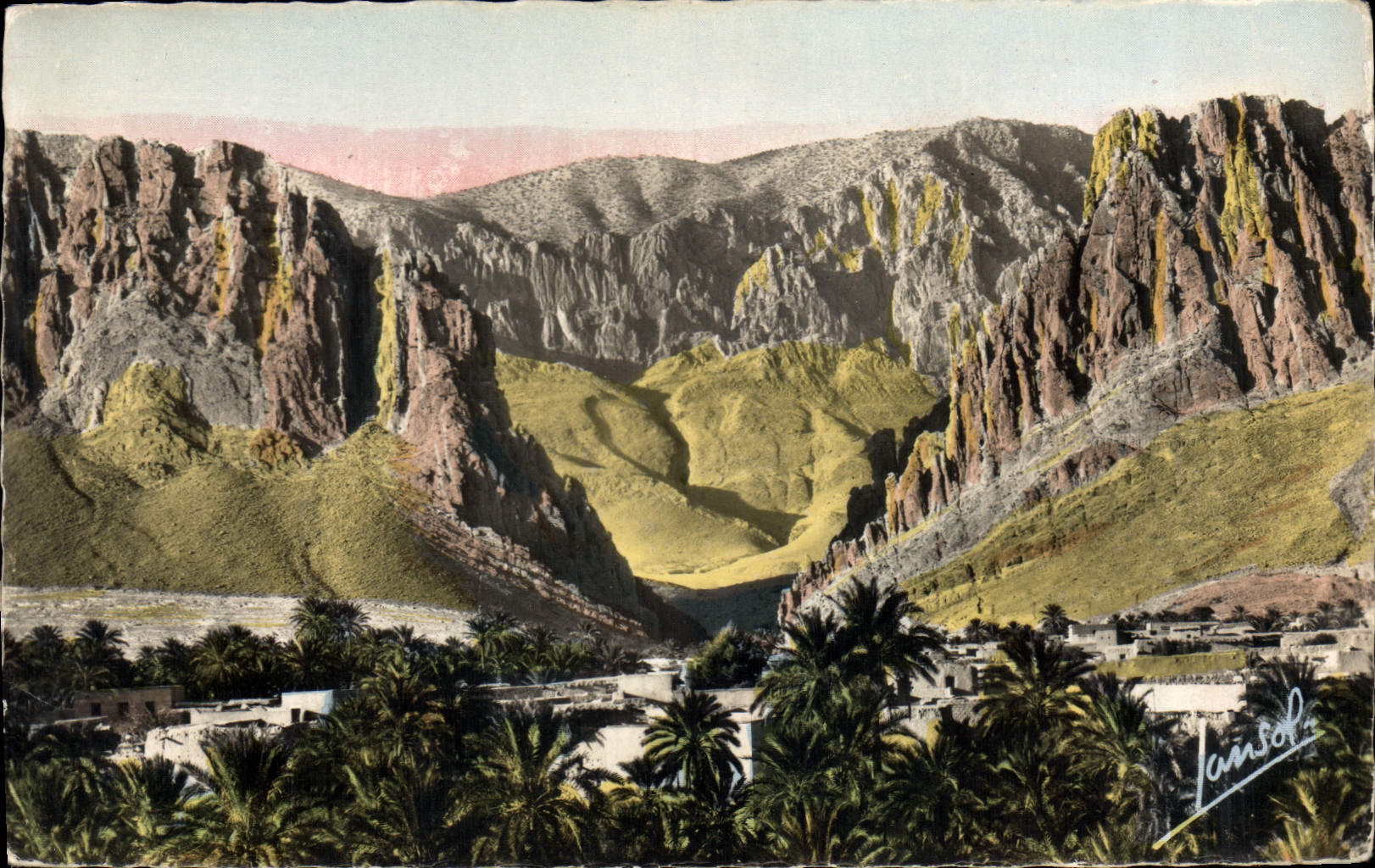 CPA Paysages du Sud Oasis dans les Gorges d'El Kantara