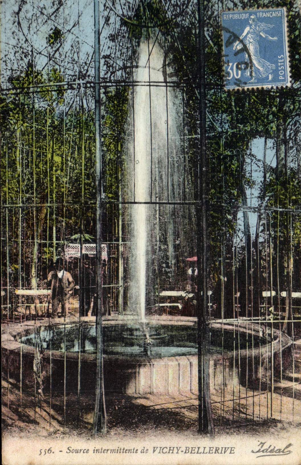 CPA Source intermittente de Vichy Bellerive
