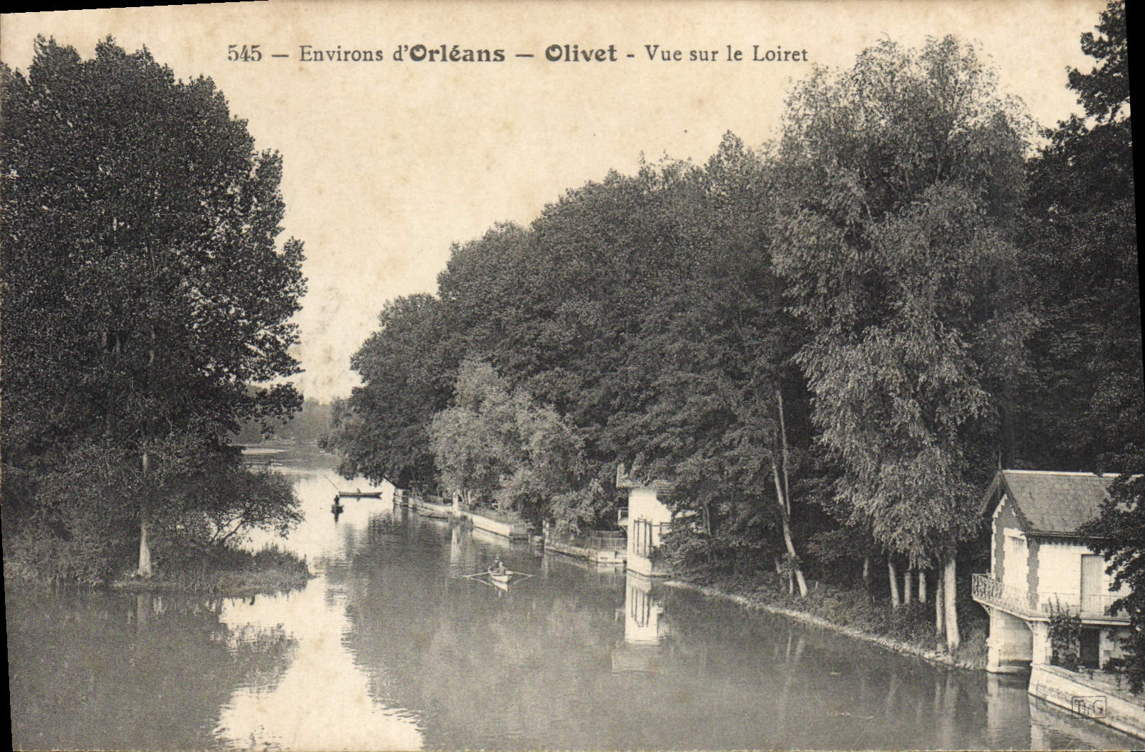 CPA Environs d'Orleans Olivet Vue sur le Loiret