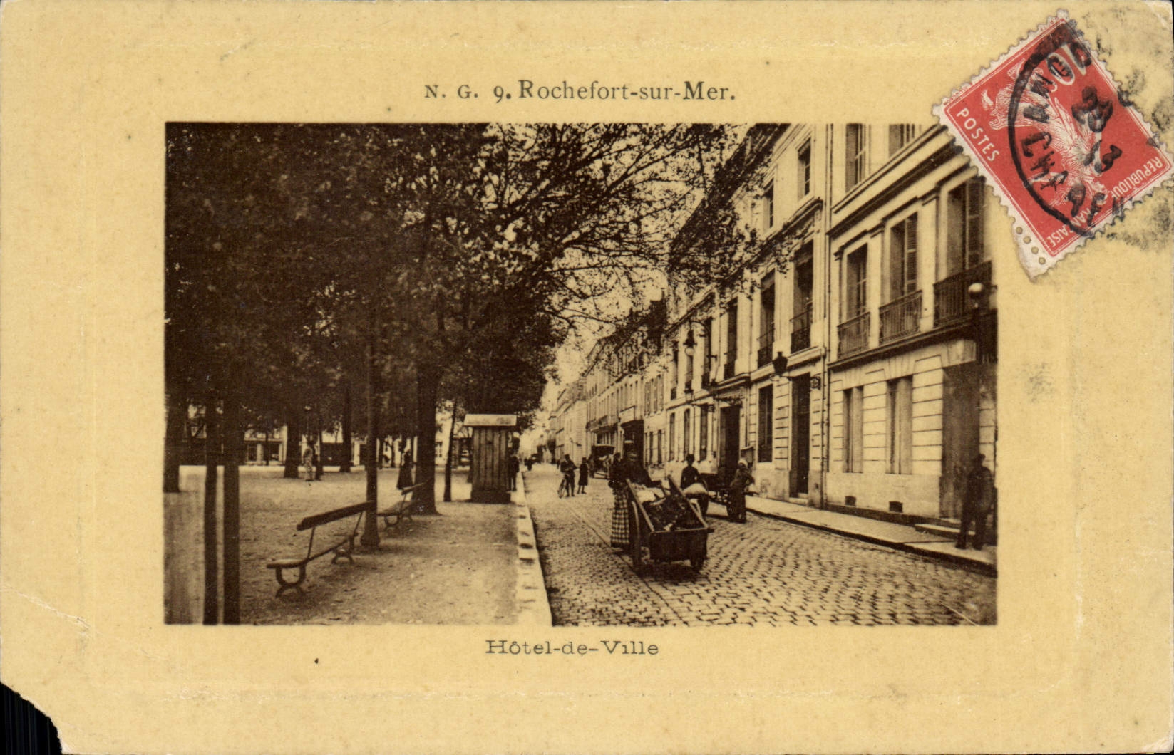 CPA Rochefort sur Mer Hotel de Ville