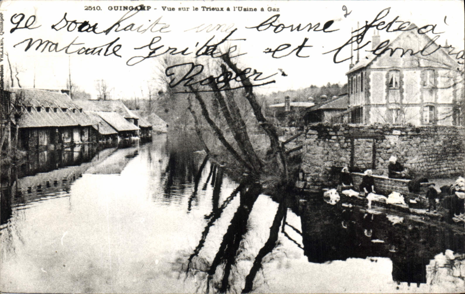 REPRO Guingamp Vue sur le Trieux a L'Usine a Gaz