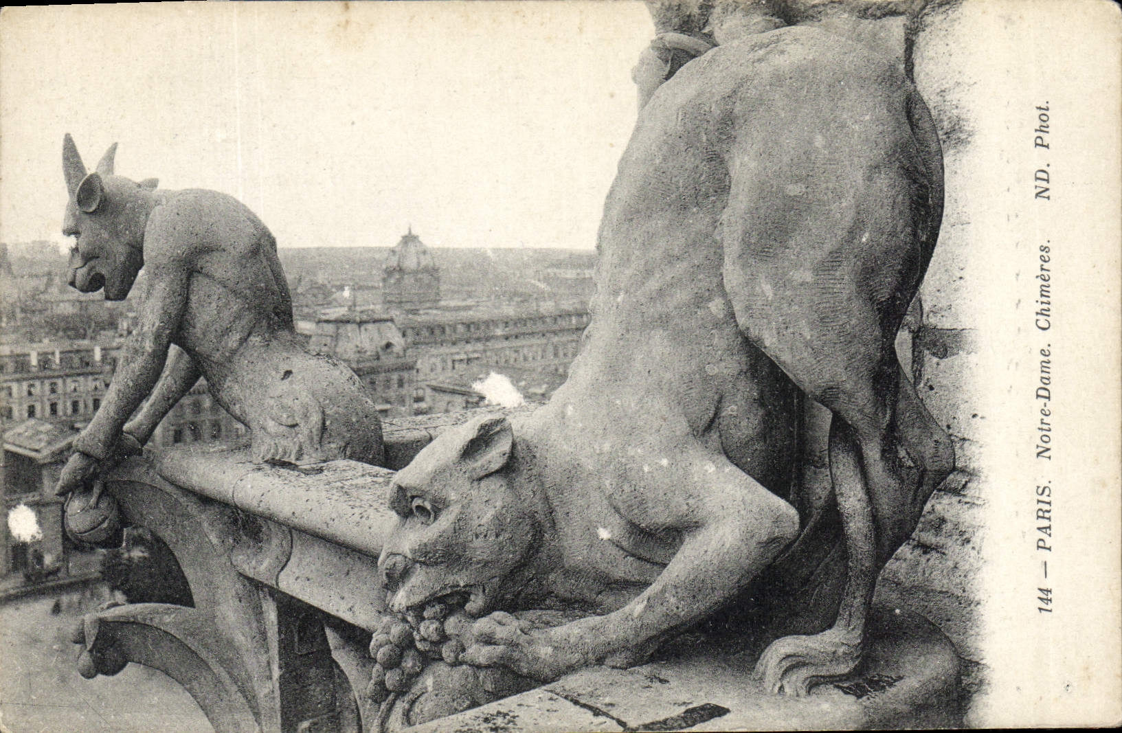 CPA Paris Notre Dame Chimeres