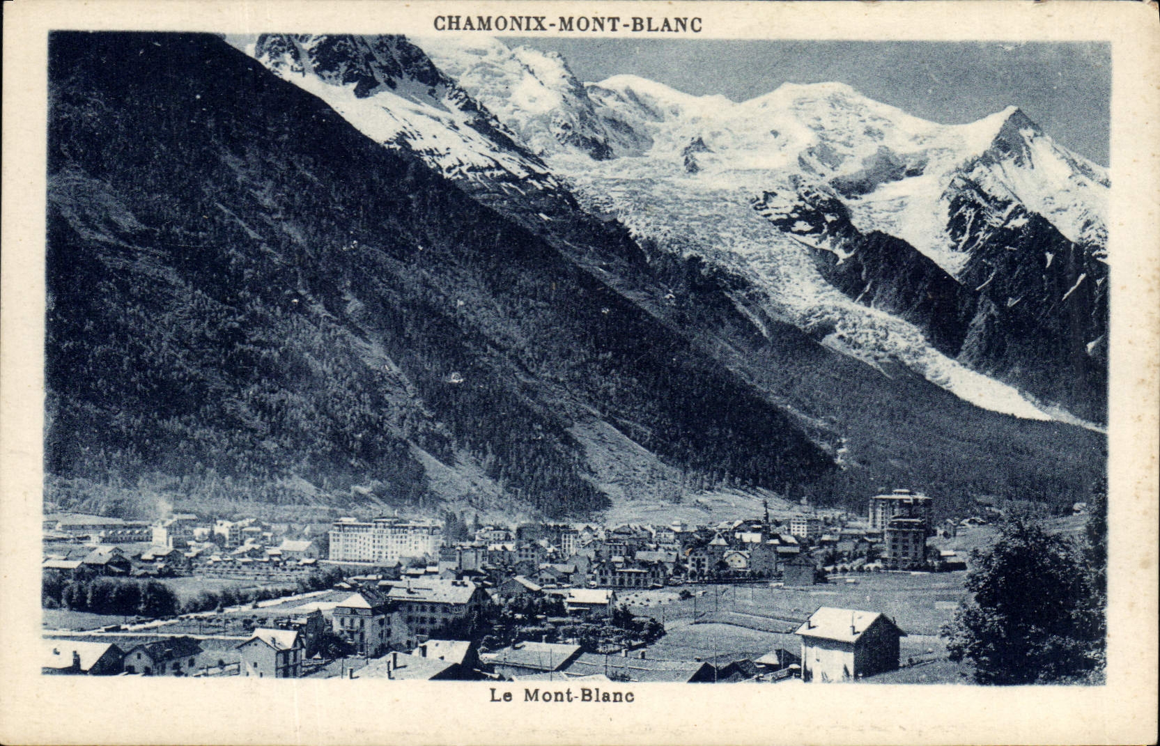 CPA Le Mont Blanc Chamonix Mont Blanc