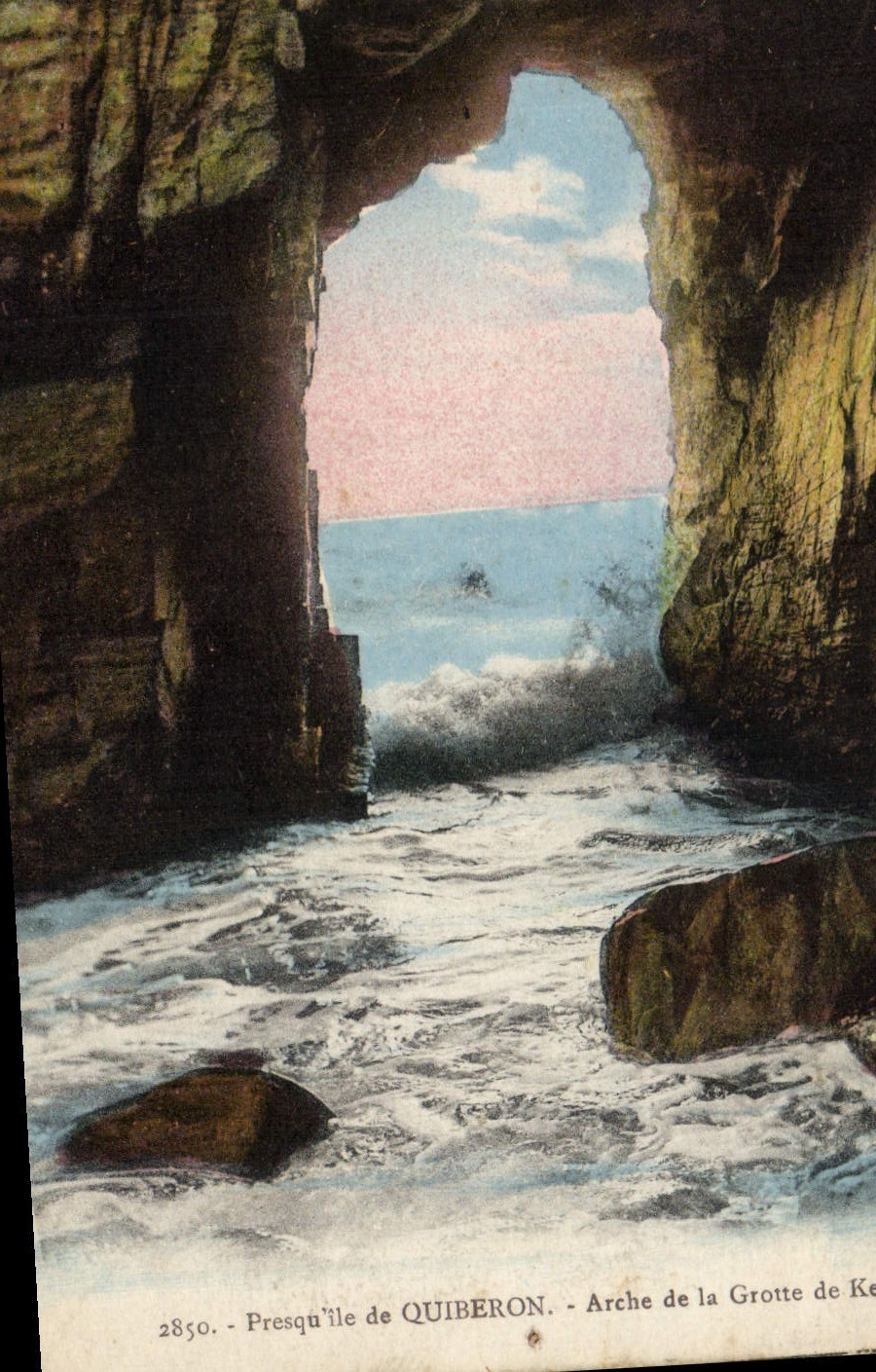 CPA Presqu'ile de Quiberon Arche de la Grotte