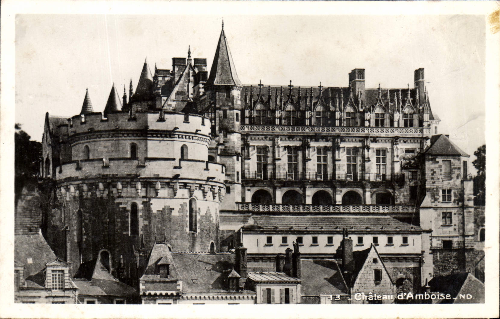 CPA Amboise Chateau d'Amboise