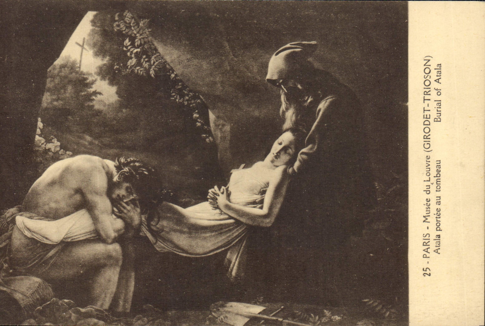 CPA Paris Musee du Louvre (Girodet Trioson)