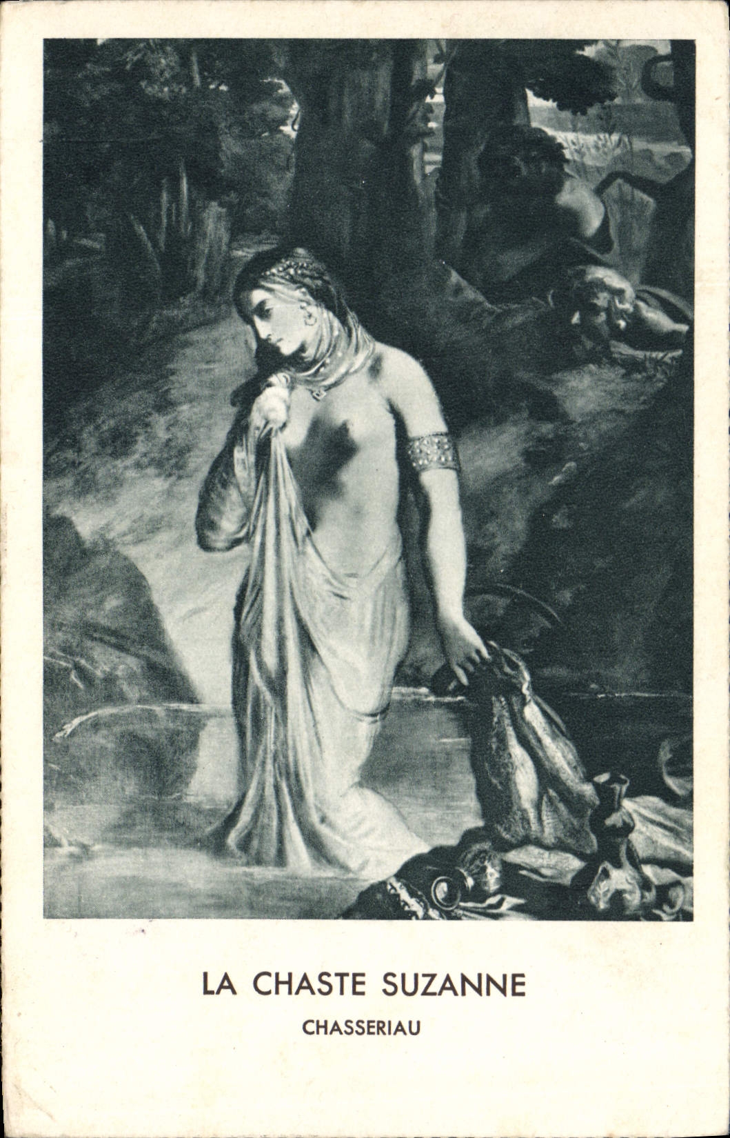 CPA La Chaste Suzanne Chasseriau