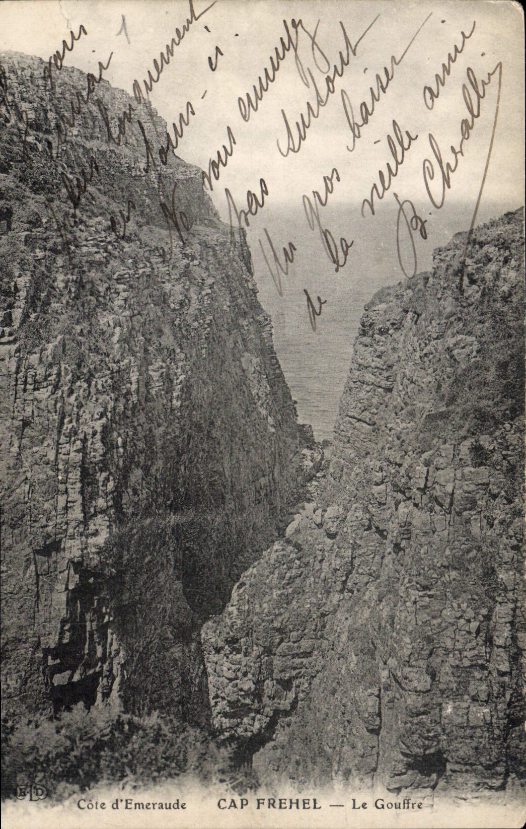 CPA Cote d'Emeraude Cap Frehel Le Gouffre