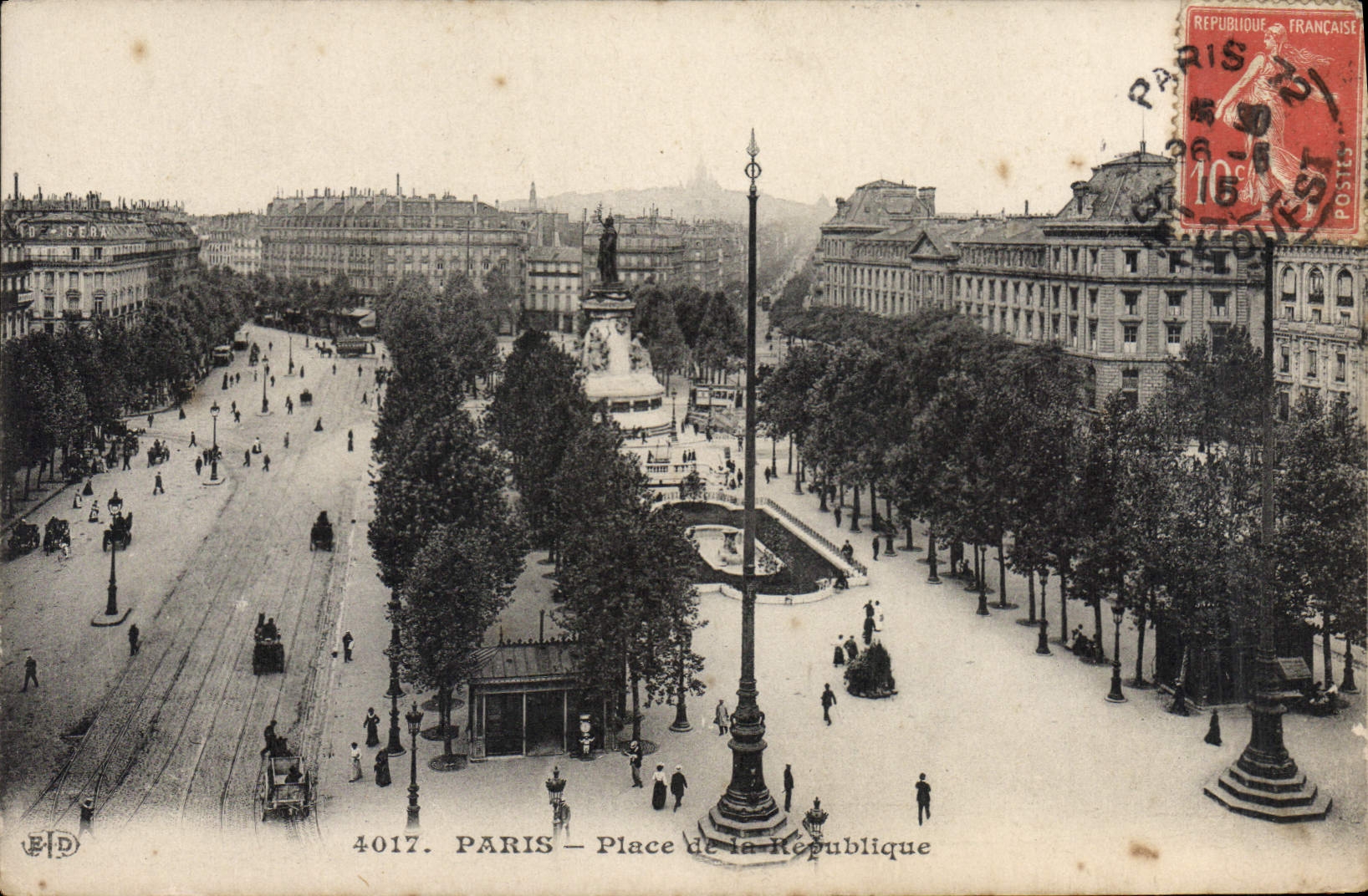 CPA Paris Place de la Republique